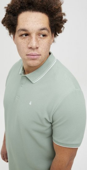 Jack & Jones AUSTIN CLASSIC Polo Iceberg Green - Koszulki polo - Koszulki Polo 2XL-8XL