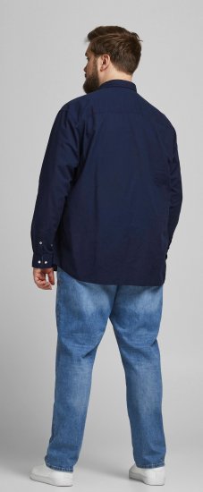 Jack & Jones Summer Shirt L/S Navy - Koszule - Koszule 2XL-10XL