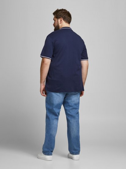 Jack & Jones Jersey Polo Navy - Koszulki polo - Koszulki Polo 2XL-8XL