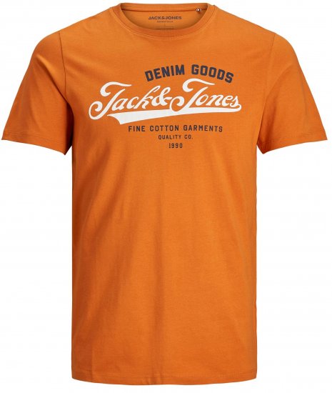 Jack & Jones Elogo T-Shirt Hawaiian Sunset - Koszulki - T-shirty meskie Duże Rozmiary - 2XL-14XL