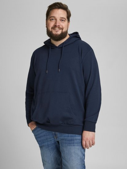 Jack & Jones Basic Sweat Hood Navy Blazer - Bluzy & bluzy z kapturem - Bluzy & Bluzy z kapturem 2XL-12XL