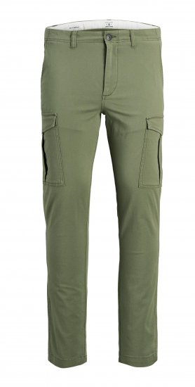Jack & Jones Marco Chino Pants Dusty Olive - Dżinsy & spodnie - Dżinsy i Spodnie - W40-W70