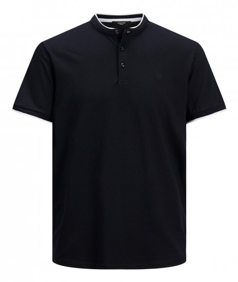 Jack & Jones Blastretch Polo S/S Navy - Koszulki - T-shirty meskie Duże Rozmiary - 2XL-14XL