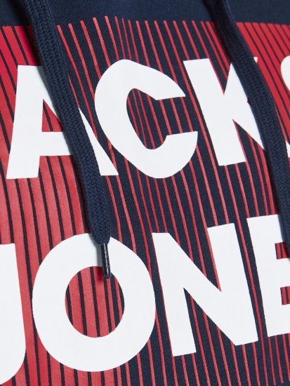 Jack & Jones JJECORP Hoodie Navy - Bluzy & bluzy z kapturem - Bluzy & Bluzy z kapturem 2XL-12XL