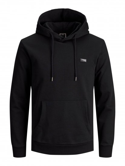 Jack & Jones JCOKING SWEAT HOOD Black - Bluzy & bluzy z kapturem - Bluzy & Bluzy z kapturem 2XL-12XL