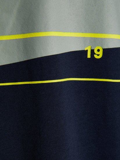 Jack & Jones JCOBOOSTER TEE Navy - Koszulki - T-shirty meskie Duże Rozmiary - 2XL-14XL