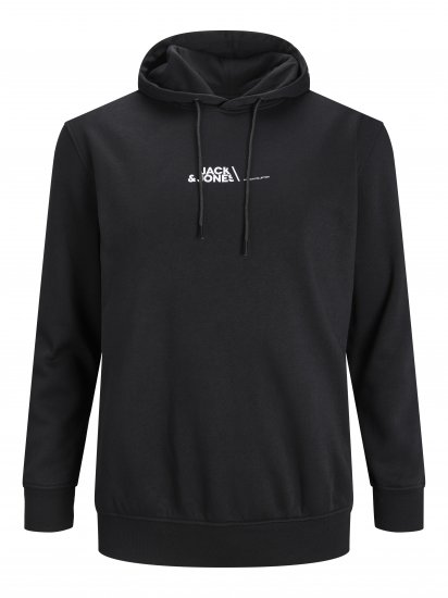 Jack & Jones JPRBLABOOSTER SWEAT Black - Bluzy & bluzy z kapturem - Bluzy & Bluzy z kapturem 2XL-12XL