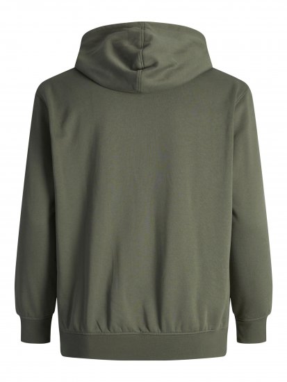 Jack & Jones JPRBLUBOOSTER SWEAT Hoodie Khaki - Bluzy & bluzy z kapturem - Bluzy & Bluzy z kapturem 2XL-12XL