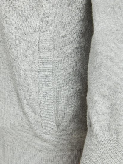 Jack & Jones JJEMIL Knit Turtle Zip Cardigan Light Grey - Bluzy & bluzy z kapturem - Bluzy & Bluzy z kapturem 2XL-12XL