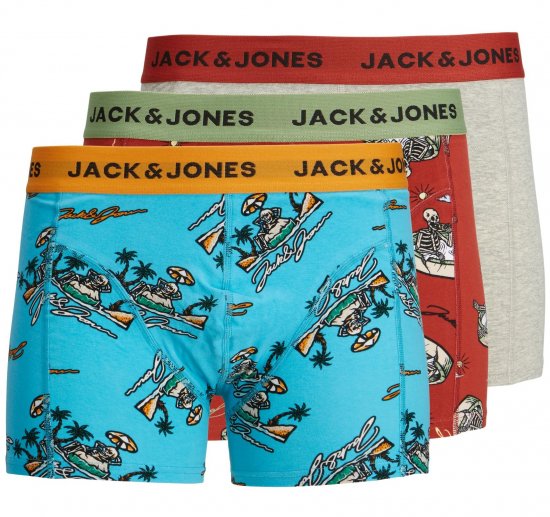 Jack & Jones JACJAXON Boxers 3-pack - Bielizna & stroje kąpielowe - Bielizna & Stroje kąpielowe 2XL-8XL