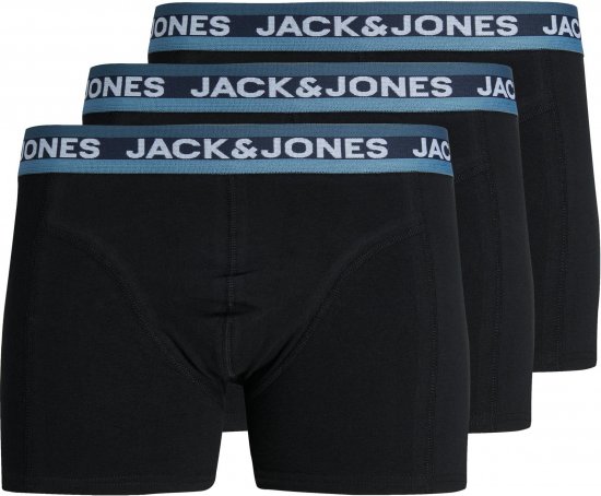 Jack & Jones JACDNA WB TRUNKS 3 PACK Black - Bielizna & stroje kąpielowe - Bielizna & Stroje kąpielowe 2XL-8XL