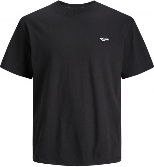 Jack & Jones JCOBLACK TEE SS CREW NECK Black Bean - Koszulki - T-shirty meskie Duże Rozmiary - 2XL-14XL