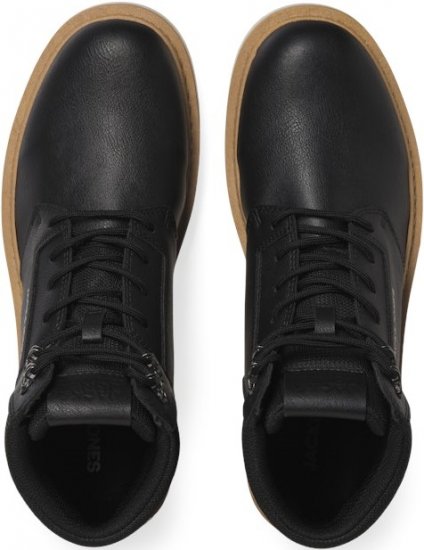 Jack & Jones OHIO Lace-Up Boots Black - Buty męskie 40-52 - 