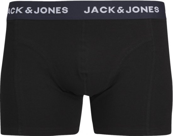 Jack & Jones JACARON Trunks 3-Pack Black - Bielizna & stroje kąpielowe - Bielizna & Stroje kąpielowe 2XL-8XL