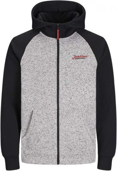 Jack & Jones Erik Hoodie Black - Bluzy & bluzy z kapturem - Bluzy & Bluzy z kapturem 2XL-12XL