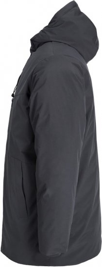 Jack & Jones PAYNE Windproof Parka Dark Grey - Kurtki Męskie Duże Rozmiary - Kurtki Duże rozmiary 2XL-8XL