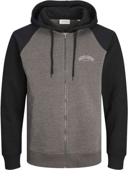 Jack & Jones Ricky Hoodie Black - Bluzy & bluzy z kapturem - Bluzy & Bluzy z kapturem 2XL-12XL