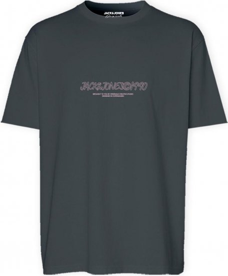 Jack & Jones JORBRONX T-Shirt Dark Turquoise Green - Koszulki - T-shirty meskie Duże Rozmiary - 2XL-14XL