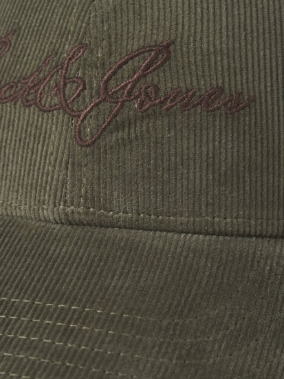 Jack & Jones Base Corduroy Cap Dusty Olive - Akcesoria - 