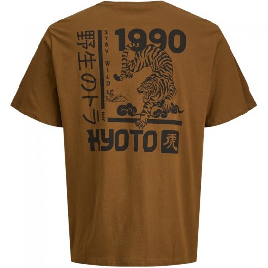 Jack & Jones Miko Crew Neck T-Shirt Monks Robe - Koszulki - T-shirty meskie Duże Rozmiary - 2XL-14XL