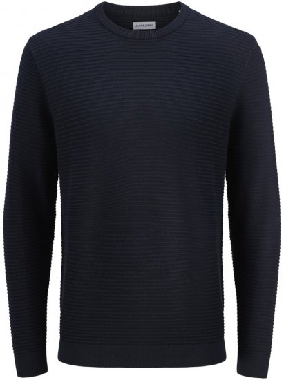 Jack & Jones Otto Crew Neck Knit Pullover Sky Captain - Bluzy & bluzy z kapturem - Bluzy & Bluzy z kapturem 2XL-12XL