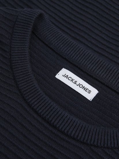 Jack & Jones Otto Crew Neck Knit Pullover Sky Captain - Bluzy & bluzy z kapturem - Bluzy & Bluzy z kapturem 2XL-12XL