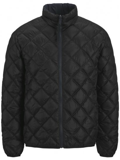 Jack & Jones Jake Quilted Reversible Jacket Dark Navy - Kurtki Męskie Duże Rozmiary - Kurtki Duże rozmiary 2XL-8XL