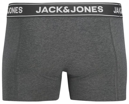 Jack & Jones Black Friday Trunks 3-Pack Grey Black - Bielizna & stroje kąpielowe - Bielizna & Stroje kąpielowe 2XL-8XL