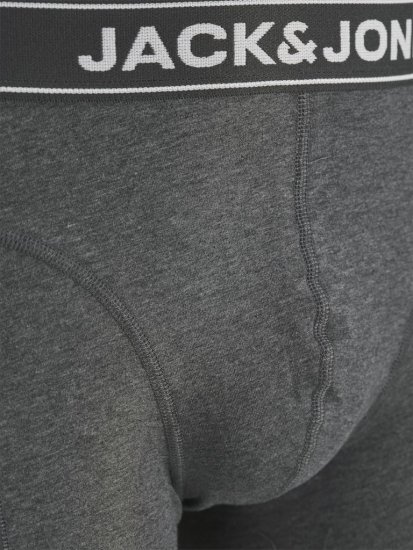Jack & Jones Black Friday Trunks 3-Pack Grey Black - Bielizna & stroje kąpielowe - Bielizna & Stroje kąpielowe 2XL-8XL