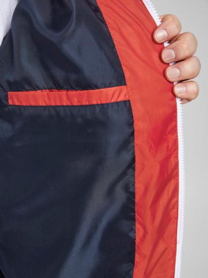 Jack & Jones Hunter Light Jacket Red - Kurtki Męskie Duże Rozmiary - Kurtki Duże rozmiary 2XL-8XL