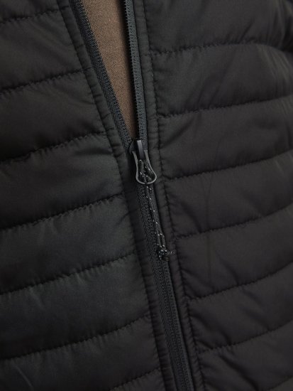 Jack & Jones MULTI QUILTED SET-IN Sleeves Jacket Black - Kurtki Męskie Duże Rozmiary - Kurtki Duże rozmiary 2XL-8XL
