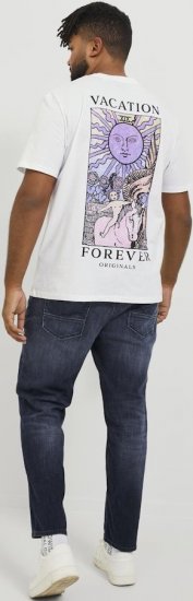 Jack & Jones GLENN FOX GE 224 Jeans Blue Denim - Dżinsy & spodnie - Dżinsy i Spodnie - W40-W70