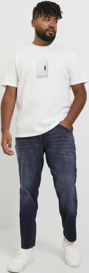 Jack & Jones GLENN FOX GE 224 Jeans Blue Denim - Dżinsy & spodnie - Dżinsy i Spodnie - W40-W70