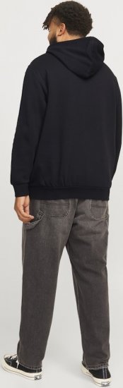 Jack & Jones CORP LOGO PLAY 5 Print Hoodie Black - Bluzy & bluzy z kapturem - Bluzy & Bluzy z kapturem 2XL-12XL