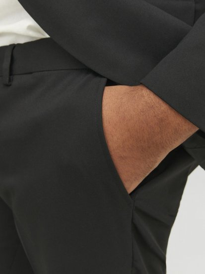 Jack & Jones FRANCO Suit Pants Black - Garnitury - Garnitury dużych rozmiarach