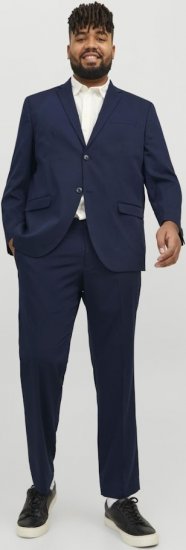 Jack & Jones FRANCO Suit Pants Dark Navy - Garnitury - Garnitury dużych rozmiarach