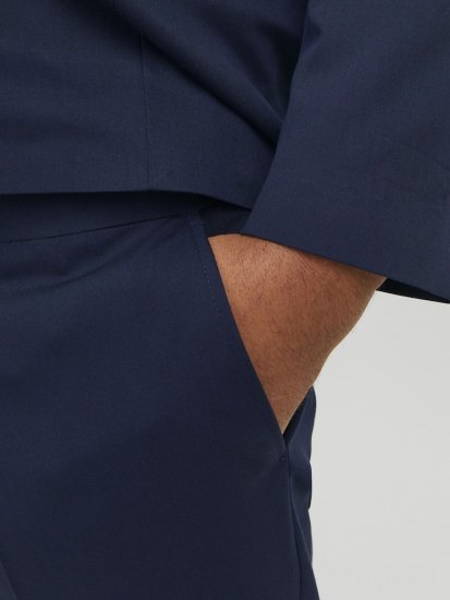 Jack & Jones FRANCO Suit Pants Dark Navy - Garnitury - Garnitury dużych rozmiarach