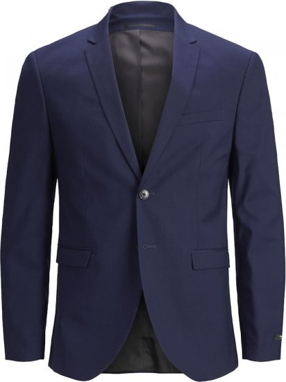 Jack & Jones FRANCO Blazer Medieval Blue - Garnitury - Garnitury dużych rozmiarach