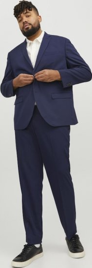 Jack & Jones FRANCO Blazer Medieval Blue - Garnitury - Garnitury dużych rozmiarach