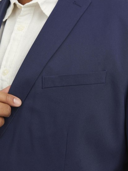 Jack & Jones FRANCO Blazer Medieval Blue - Garnitury - Garnitury dużych rozmiarach