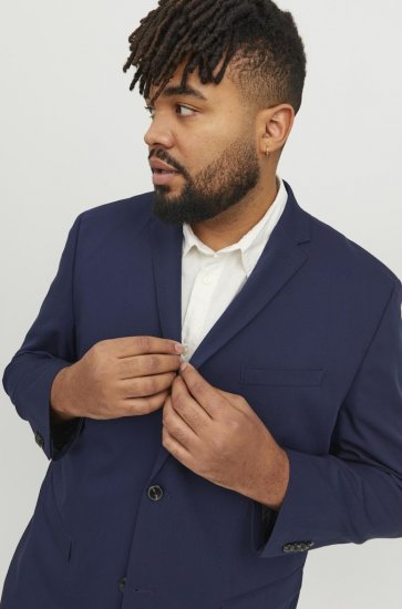 Jack & Jones FRANCO Blazer Medieval Blue - Garnitury - Garnitury dużych rozmiarach