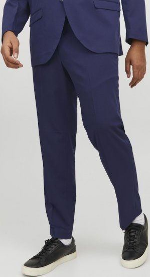  Jack & Jones FRANCO Suit Pants Medieval Blue - Garnitury - Garnitury dużych rozmiarach