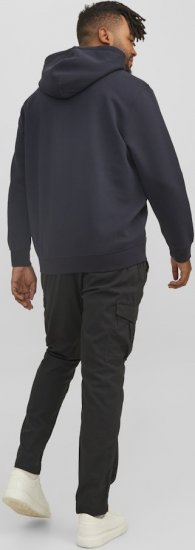 Jack & Jones STAR Hoodie Dark Navy - Bluzy & bluzy z kapturem - Bluzy & Bluzy z kapturem 2XL-12XL
