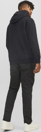 Jack & Jones STAR Hoodie Black - Bluzy & bluzy z kapturem - Bluzy & Bluzy z kapturem 2XL-12XL
