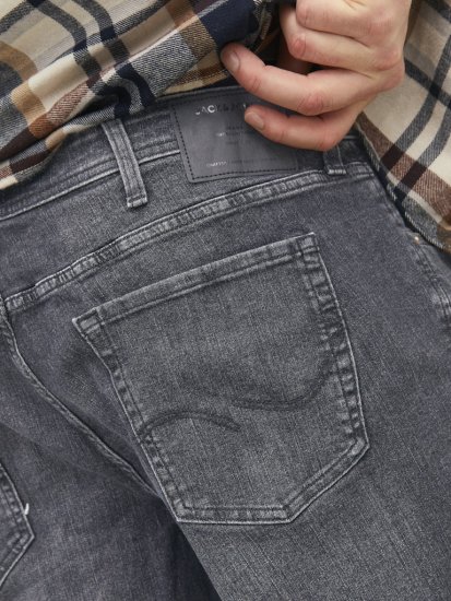 Jack & Jones MIKE ORIGINAL SQ 270 Jeans Black Denim - Dżinsy & spodnie - Dżinsy i Spodnie - W40-W70