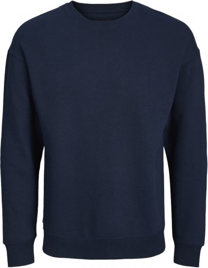 Jack & Jones BRADLEY Sweatshirt Navy Blazer - Bluzy & bluzy z kapturem - Bluzy & Bluzy z kapturem 2XL-12XL