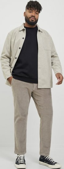 Jack & Jones BRADLEY Sweatshirt Black - Bluzy & bluzy z kapturem - Bluzy & Bluzy z kapturem 2XL-12XL