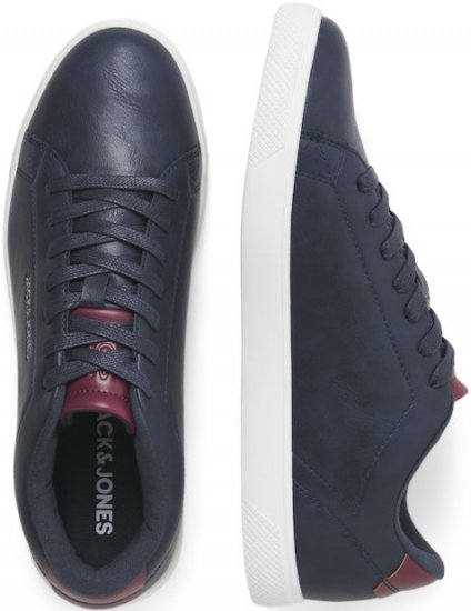 Jack & Jones Bosley Sneakers Navy Blazer/Red Dahlia - Buty męskie 40-52 - 