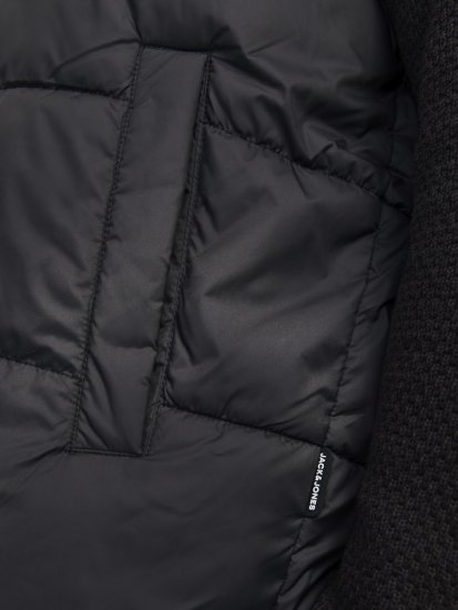 Jack & Jones MOON Bodywarmer Black - Kurtki Męskie Duże Rozmiary - Kurtki Duże rozmiary 2XL-8XL