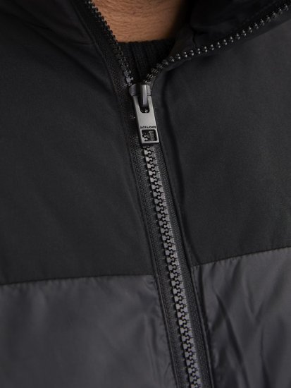 Jack & Jones MOON Bodywarmer Black - Kurtki Męskie Duże Rozmiary - Kurtki Duże rozmiary 2XL-8XL